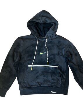 Nike Peace Love Basketball Tie Dye Hoodie Youth Large Black Streetwear